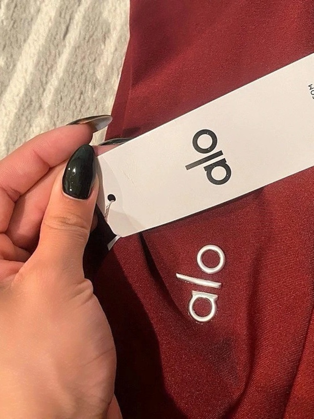 alo Mini Skirt in Red NWT - Picture 2 of 2